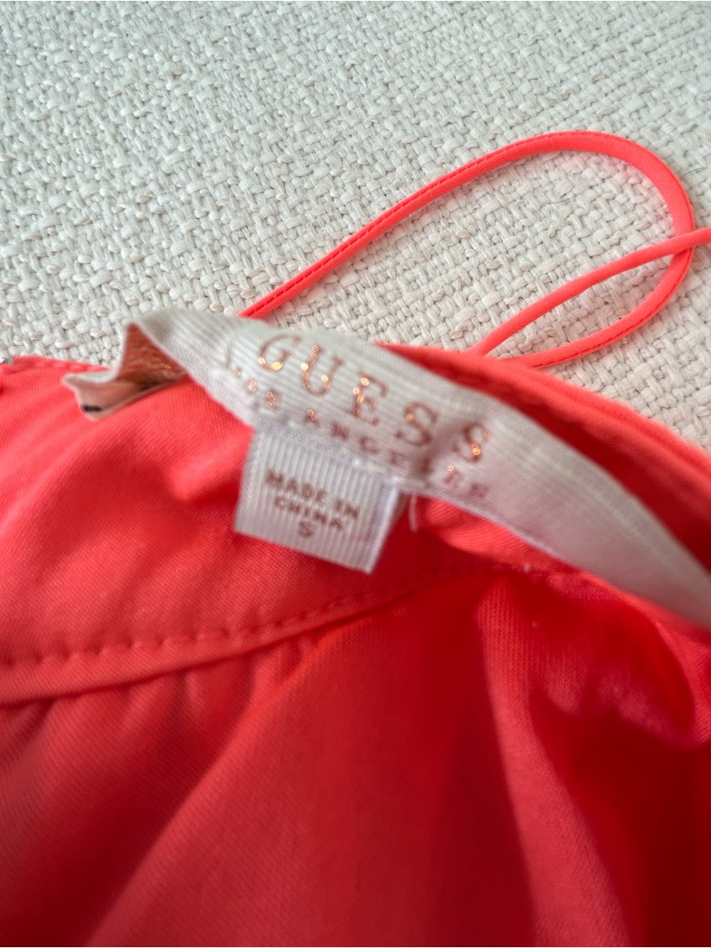 Guess Coral Criss Cross Halter Fit-and-Flare Dress - Picture 4 of 6